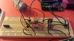 Photo of BreadBoard Hbridge